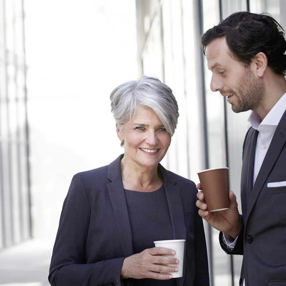 A senior professional considering a business of their own
